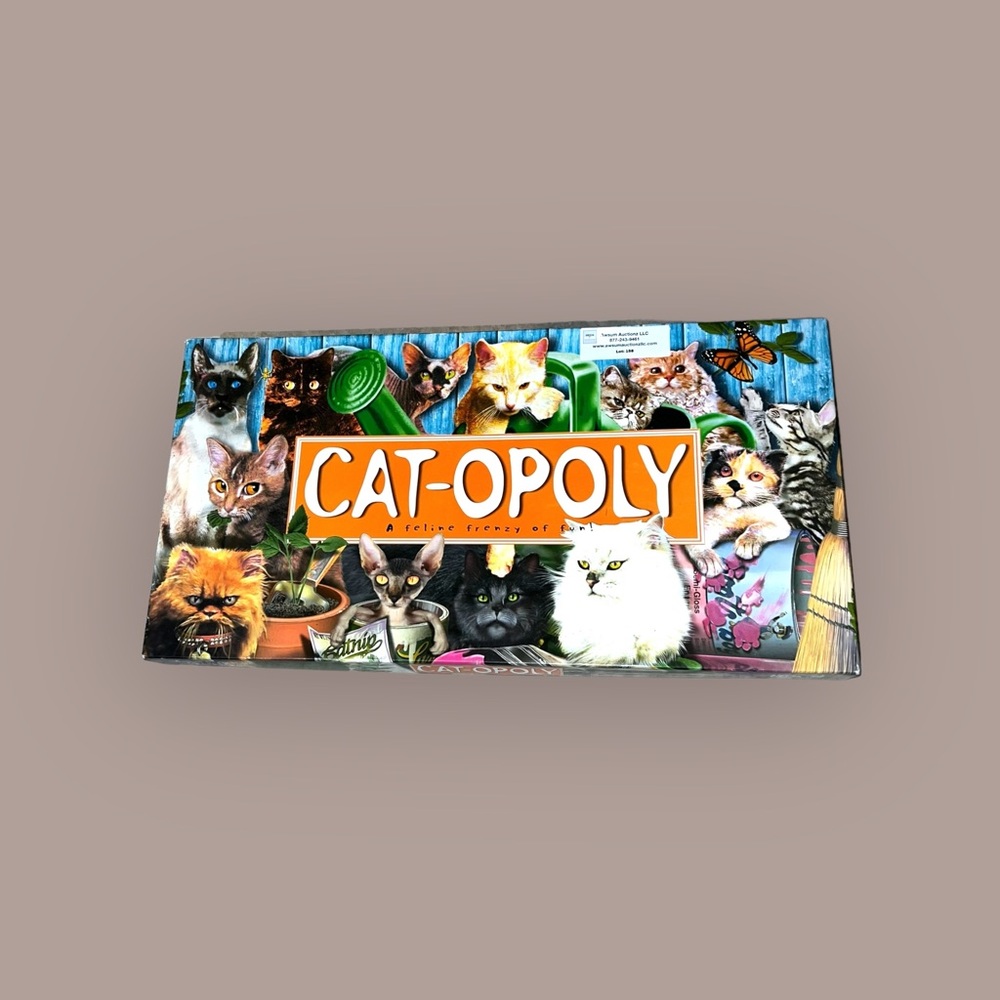 Vtg Cat-Opoly Board Game - Purrfect Fun for Cat Lovers!